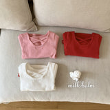 ［milk balm］Cross eyelet tee