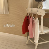［milk balm］Cross eyelet tee