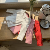 ［milk balm］Cross eyelet tee