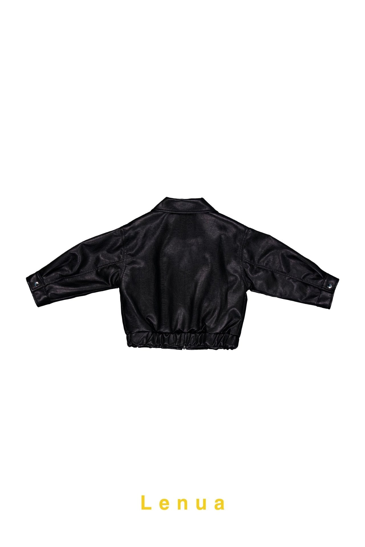 ［lenua］Marron leather jacket (kids)