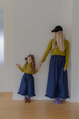 ［lenua］Loen frill pants (mom)