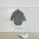 ［milk balm］Mild stripe sailor rompers