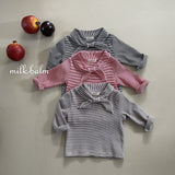 ［milk balm］Mild stripe sailor tee