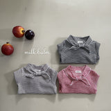 ［milk balm］Mild stripe sailor tee