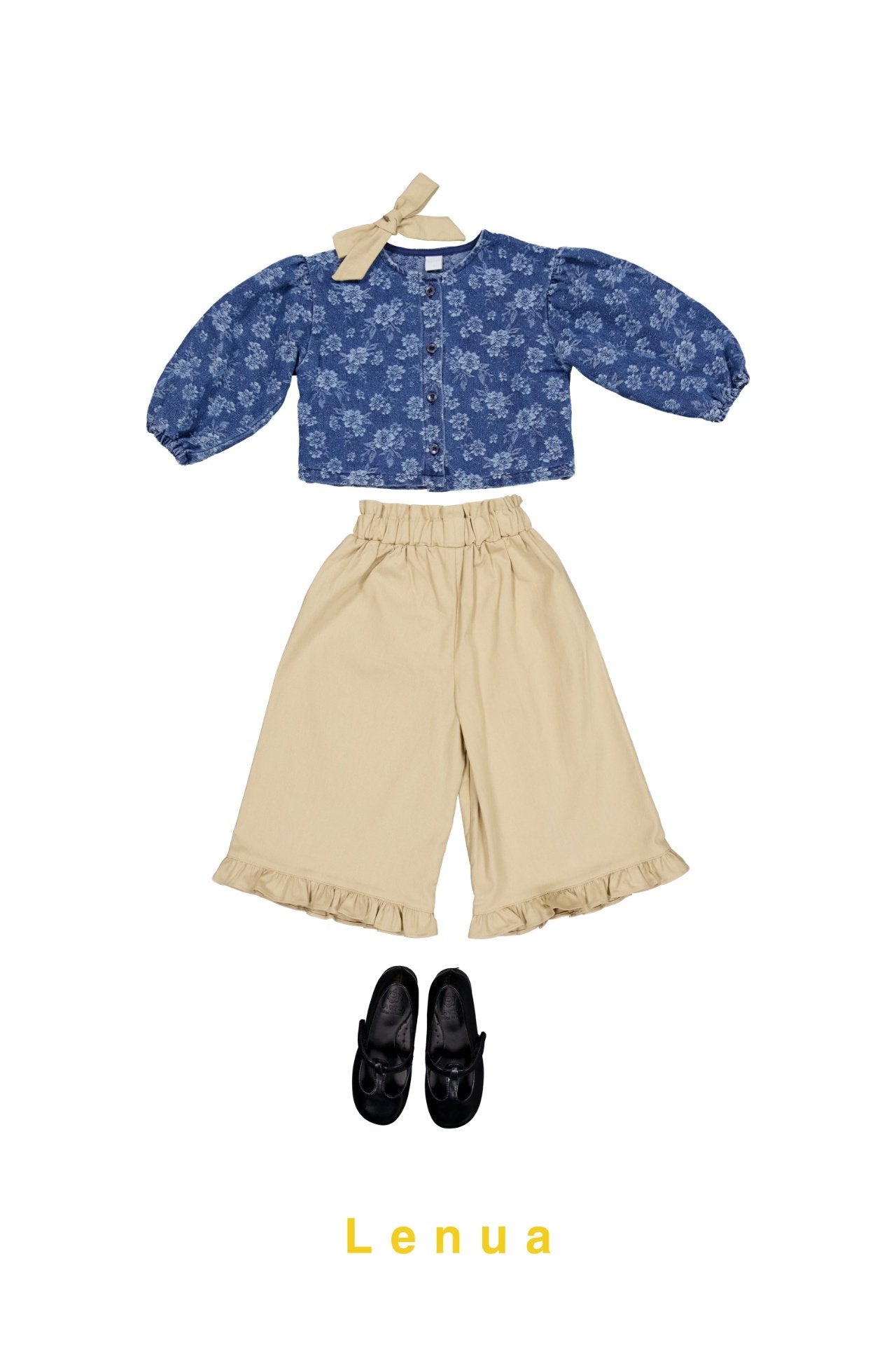 ［lenua］Loen frill pants (kids)