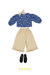 ［lenua］Loen frill pants (kids)
