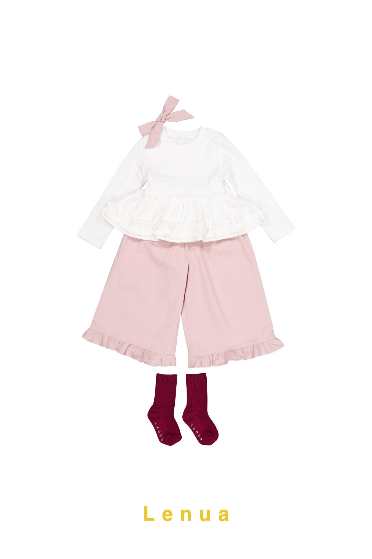［lenua］Loen frill pants (kids)
