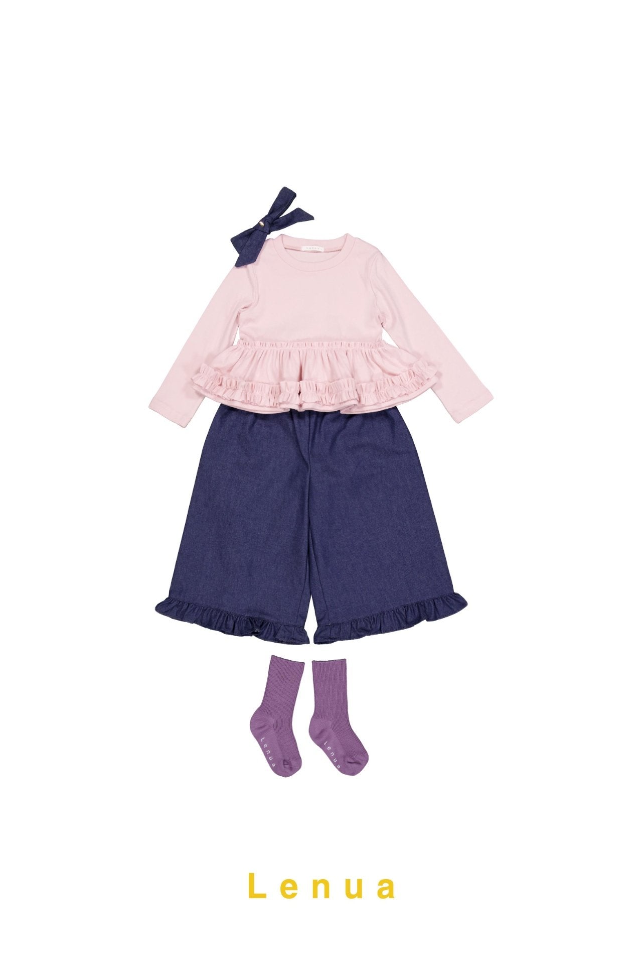 ［lenua］Loen frill pants (kids)