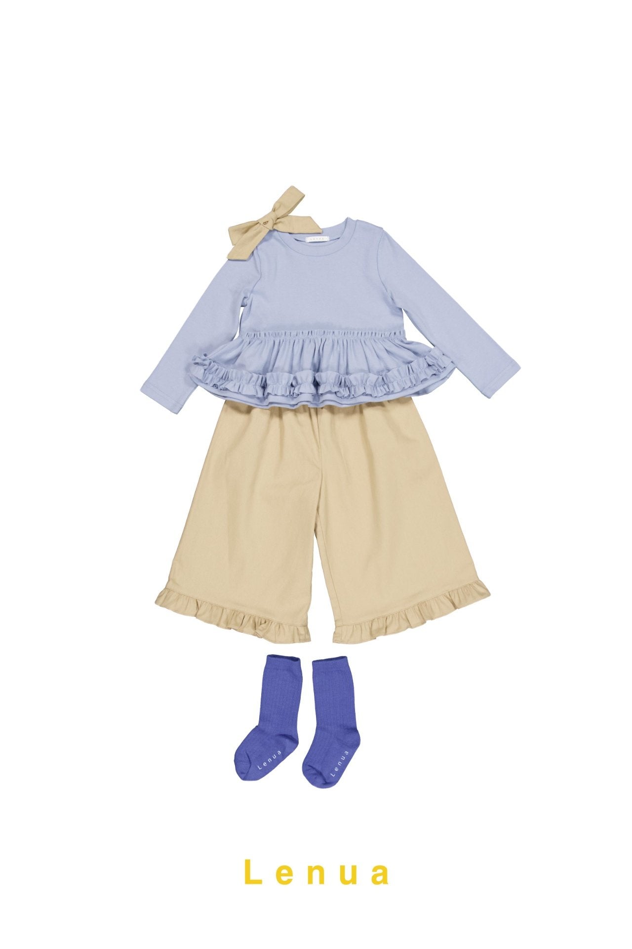 ［lenua］Loen frill pants (kids)