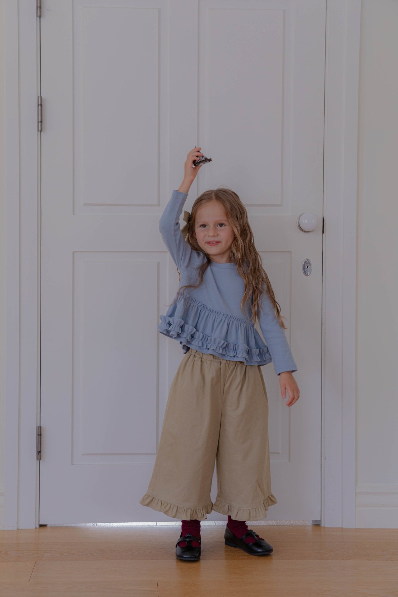 ［lenua］Loen frill pants (kids)