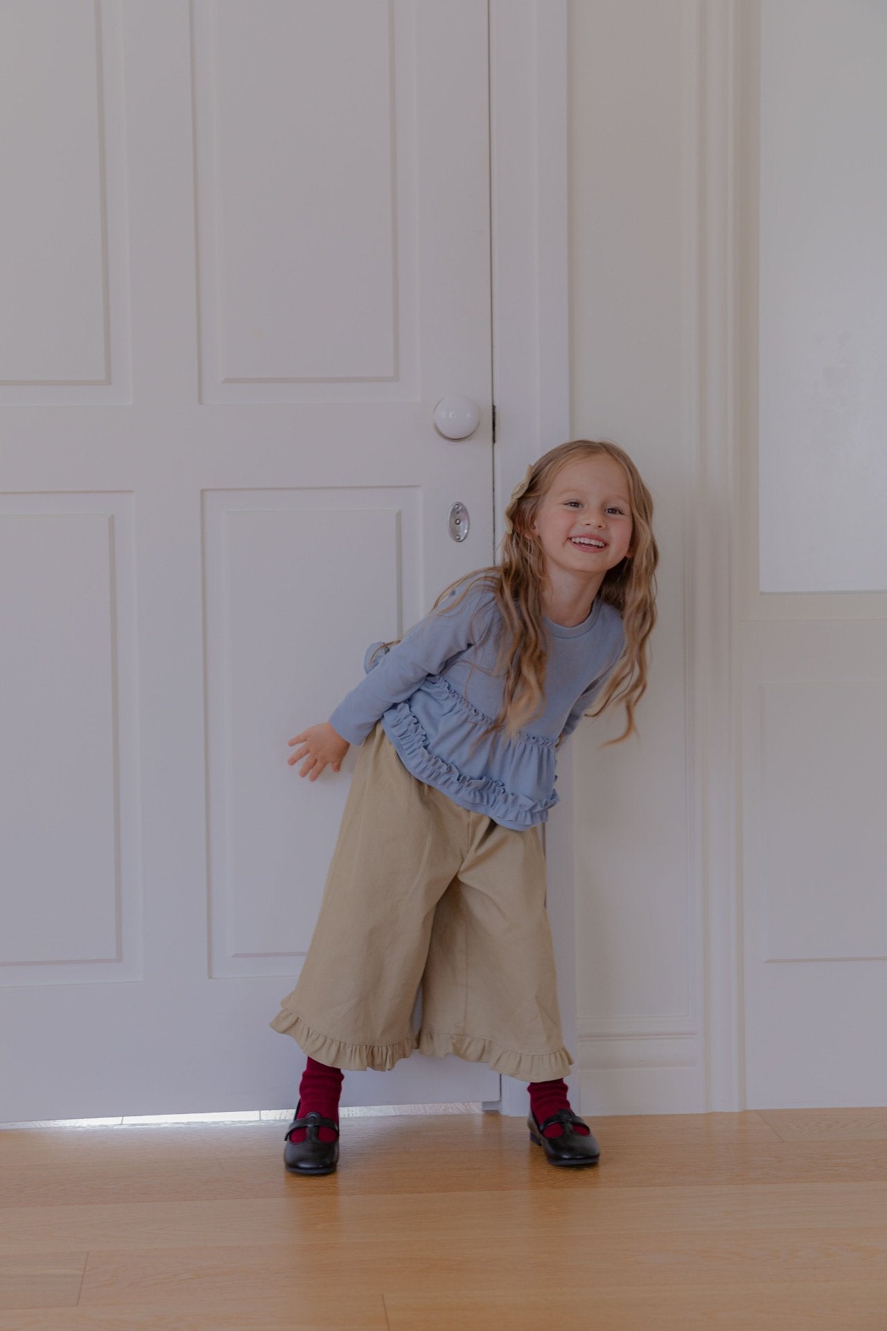 ［lenua］Loen frill pants (kids)