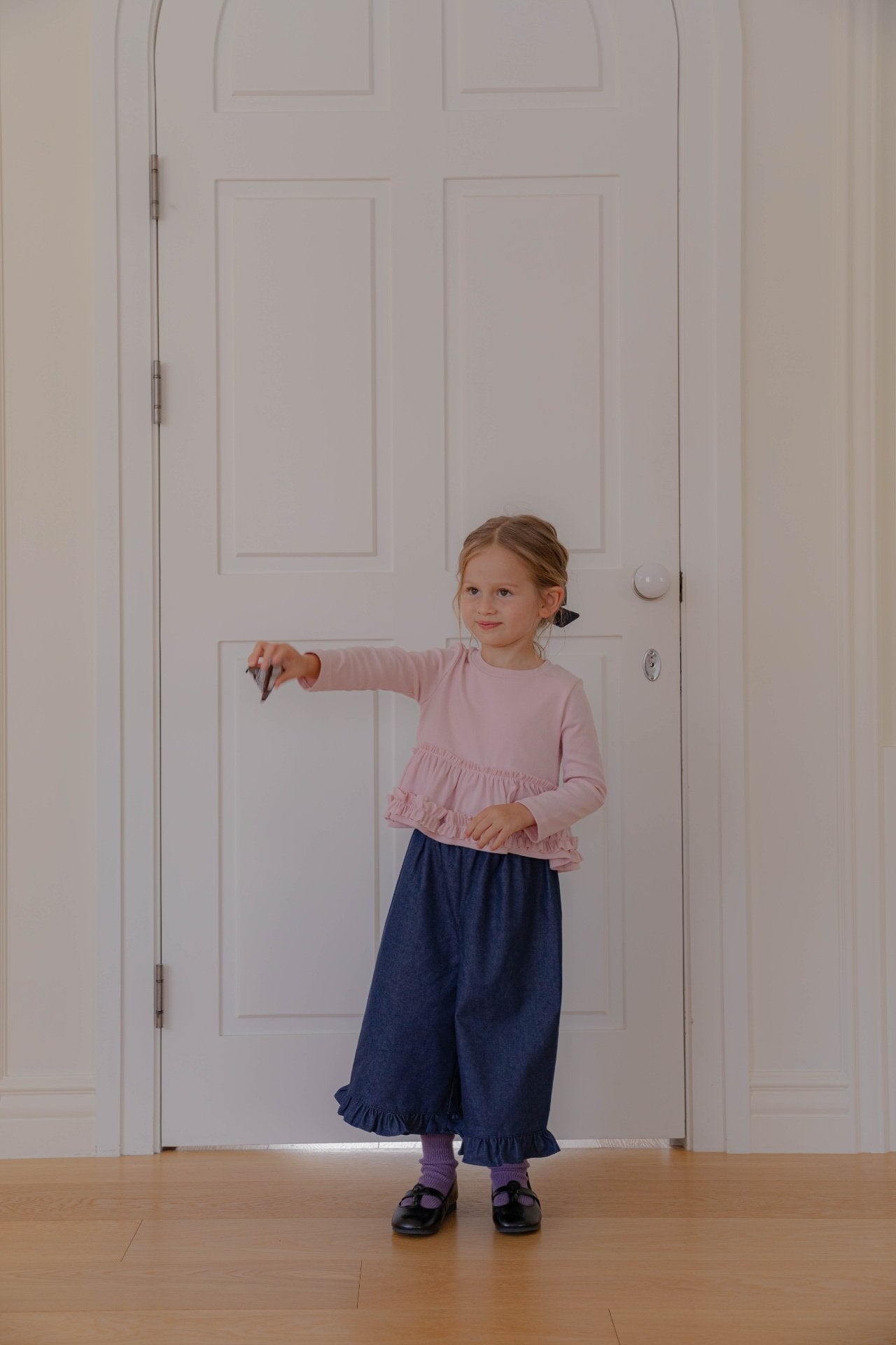［lenua］Loen frill pants (kids)