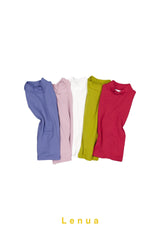 ［lenua］Jino halfneck tops (kids)