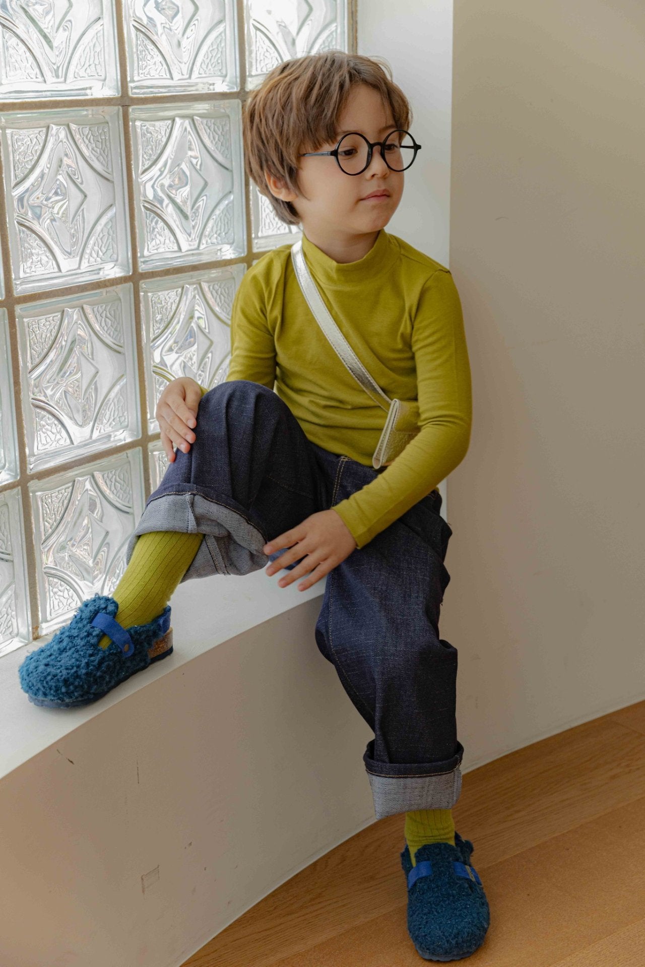 ［lenua］Jino halfneck tops (kids)