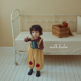 ［milk balm］Apple stripe overalls