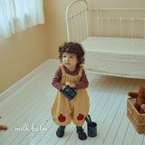 ［milk balm］Apple stripe overalls