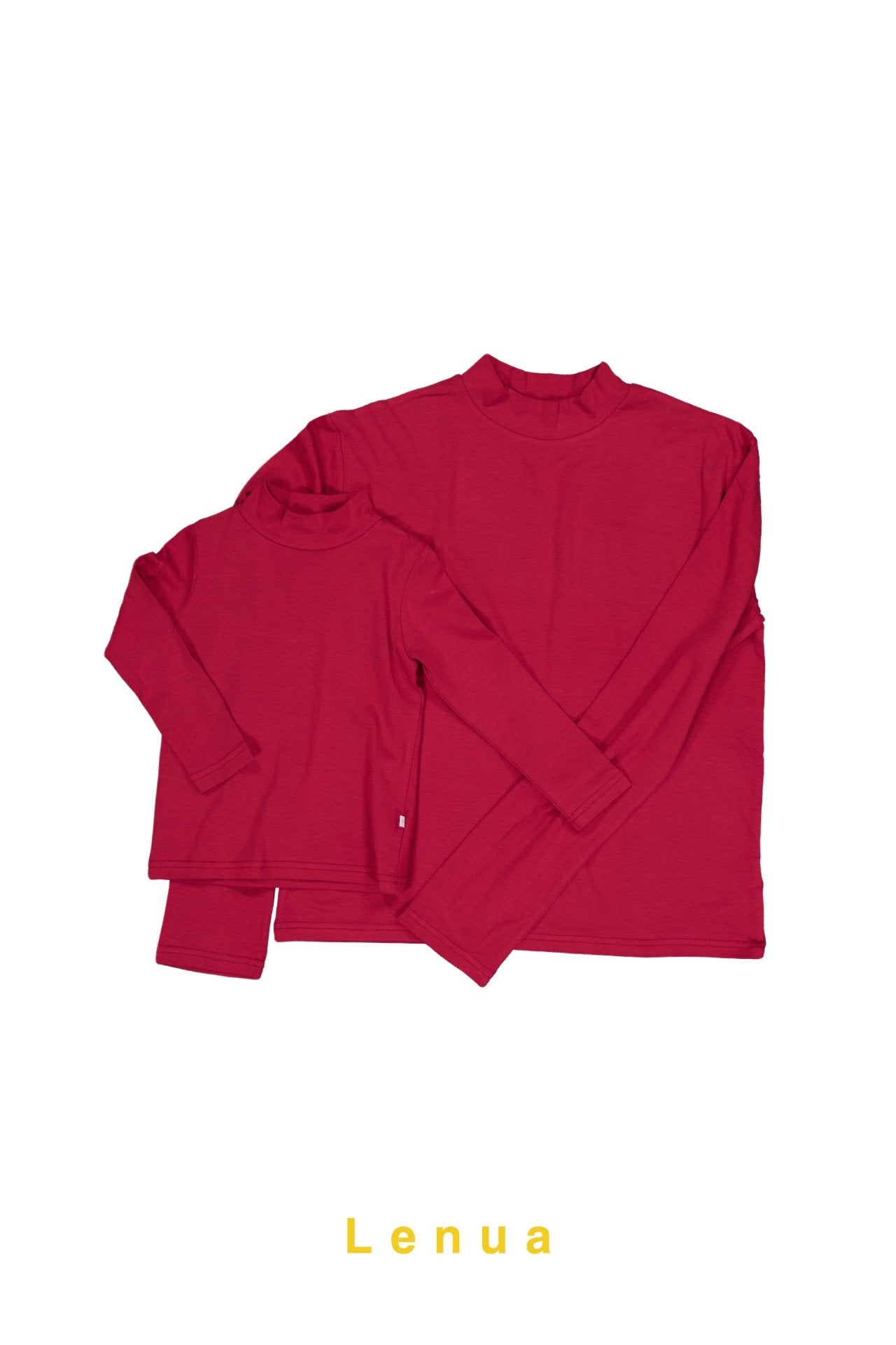 ［lenua］Jino halfneck tops (mom)