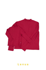 ［lenua］Jino halfneck tops (mom)