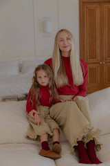 ［lenua］Jino halfneck tops (mom)
