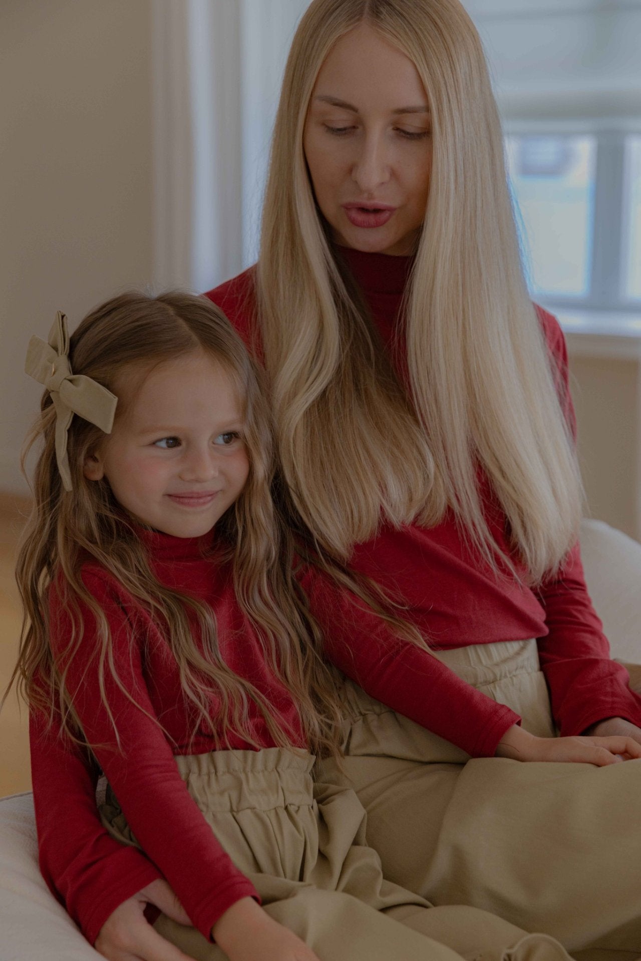 ［lenua］Jino halfneck tops (mom)