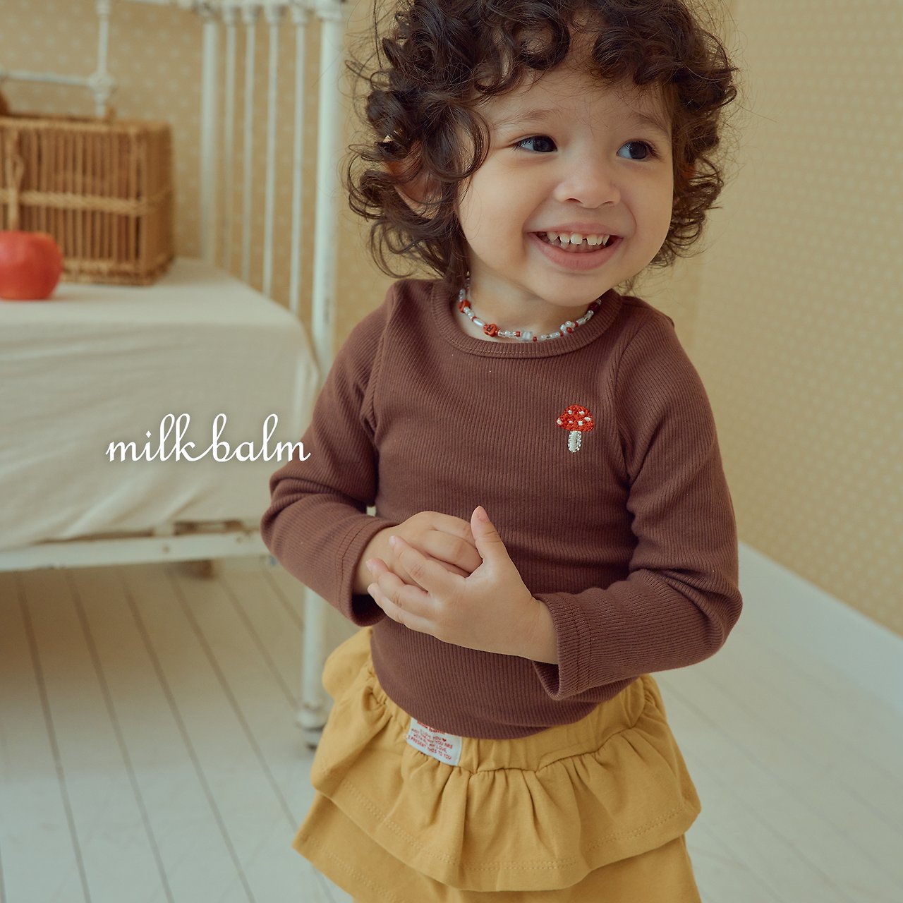 ［milk balm］Mushroom tee