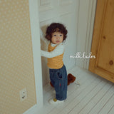 ［milk balm］Round denim pants