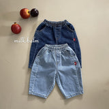 ［milk balm］Round denim pants