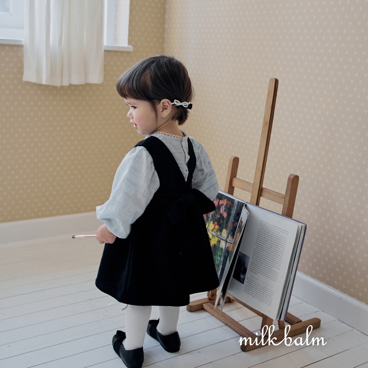 ［milk balm］Jude smock blouse