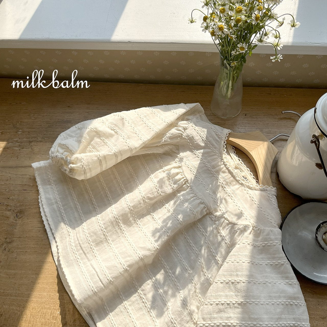 ［milk balm］Jude smock blouse