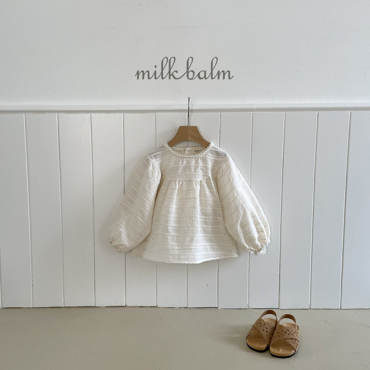 ［milk balm］Jude smock blouse