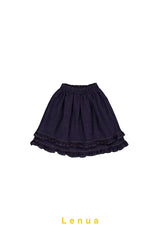 ［lenua］Sandy non-fade denim skirt