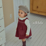 ［milk balm］Veiley corduroy one-piece