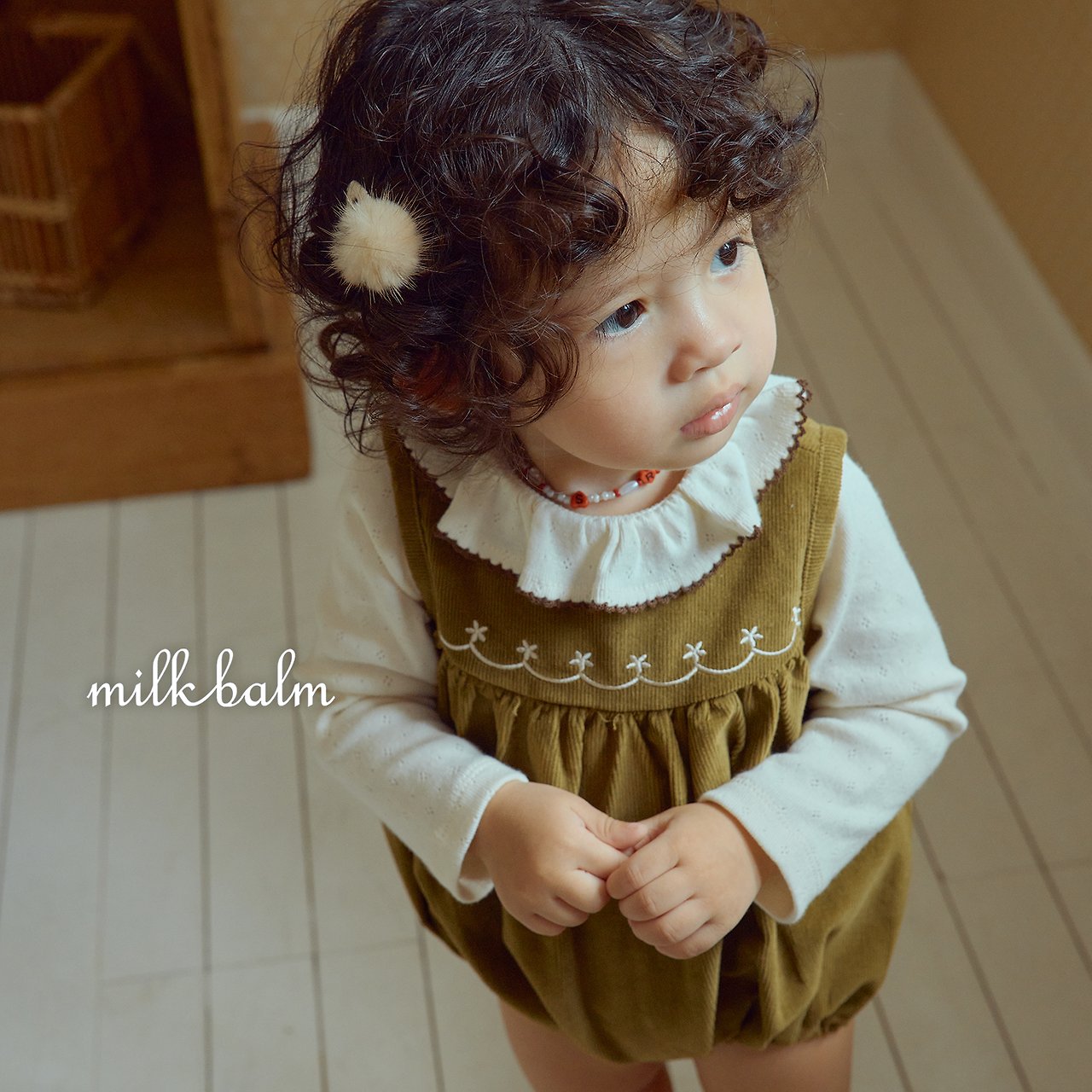 ［milk balm］Pico lace frill tops