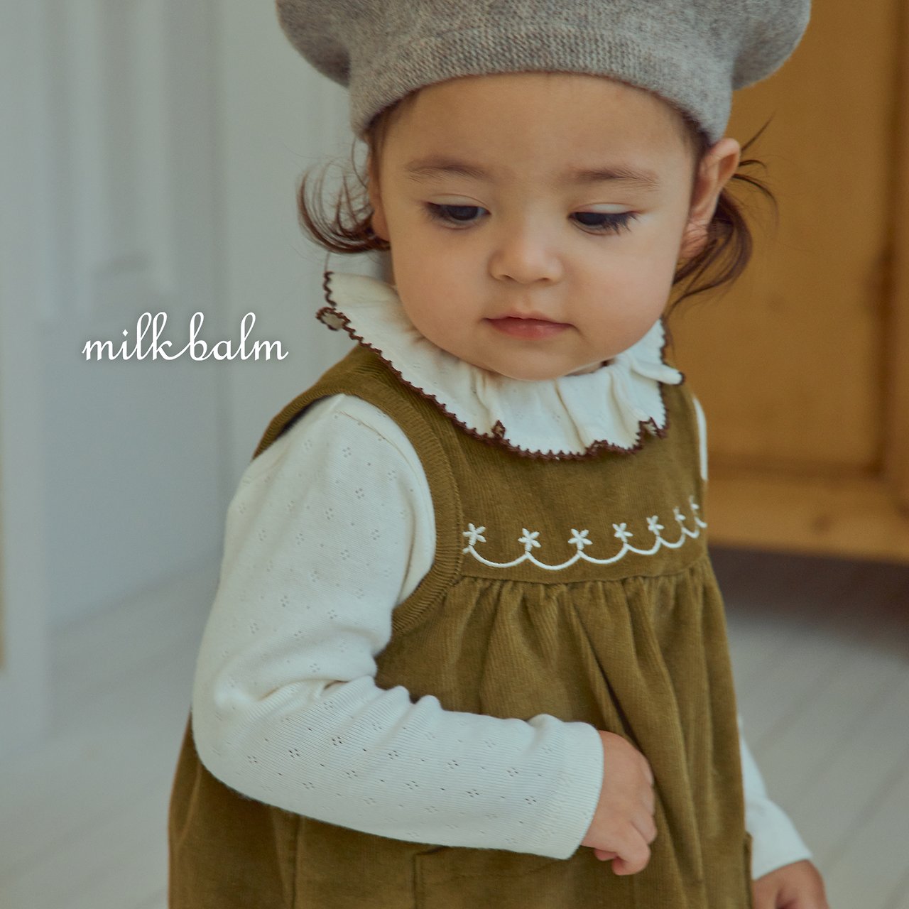 ［milk balm］Pico lace frill tops