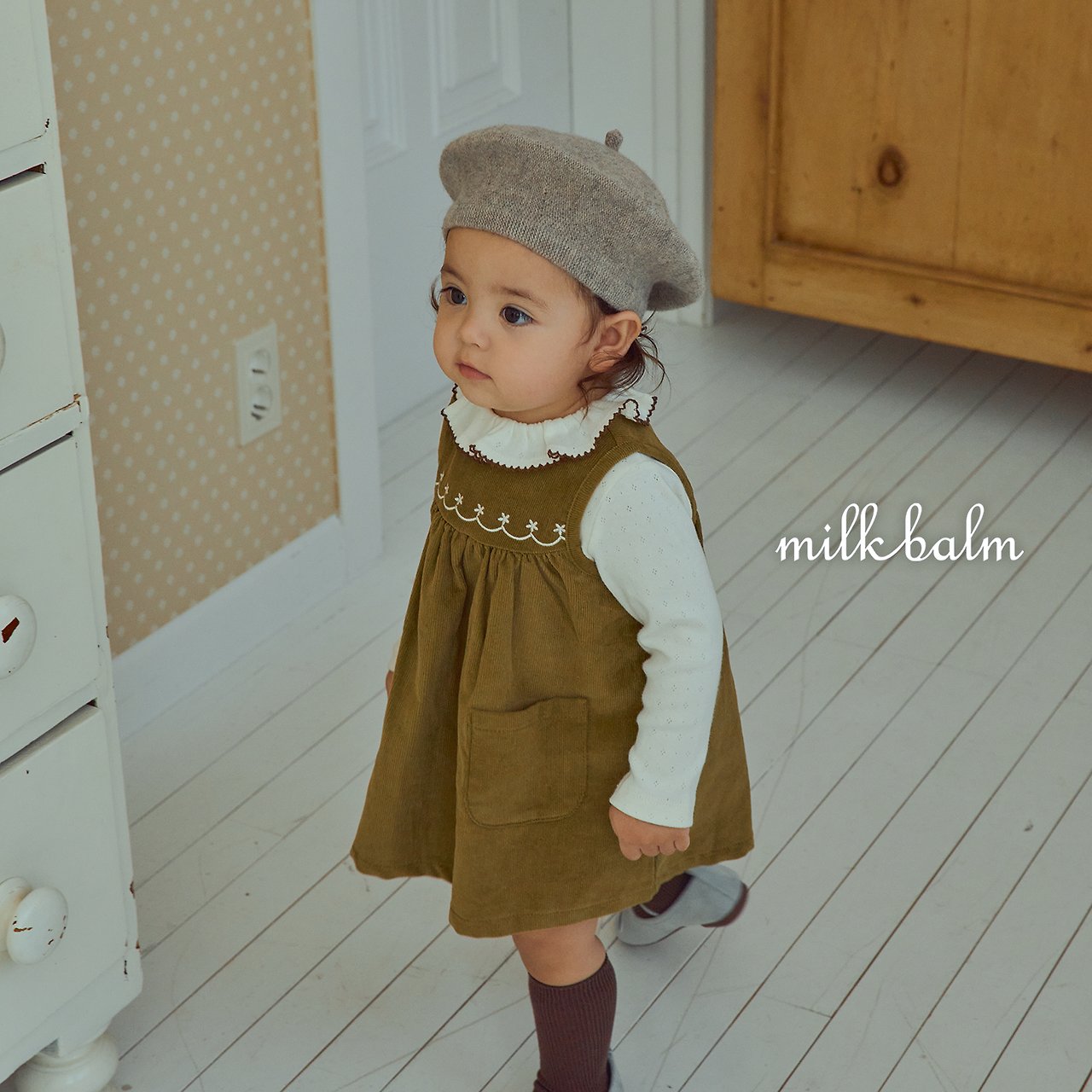 ［milk balm］Pico lace frill tops