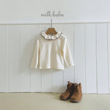 ［milk balm］Pico lace frill tops