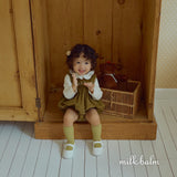 ［milk balm］Veiley corduroy rompers