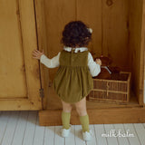 ［milk balm］Veiley corduroy rompers