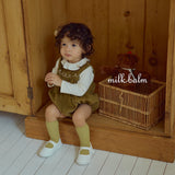 ［milk balm］Veiley corduroy rompers