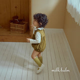 ［milk balm］Veiley corduroy rompers