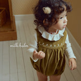 ［milk balm］Veiley corduroy rompers