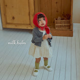 ［milk balm］Heart frill cardigan & camisole set