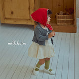 ［milk balm］Heart frill cardigan & camisole set