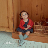 ［milk balm］Heart frill cardigan & camisole set