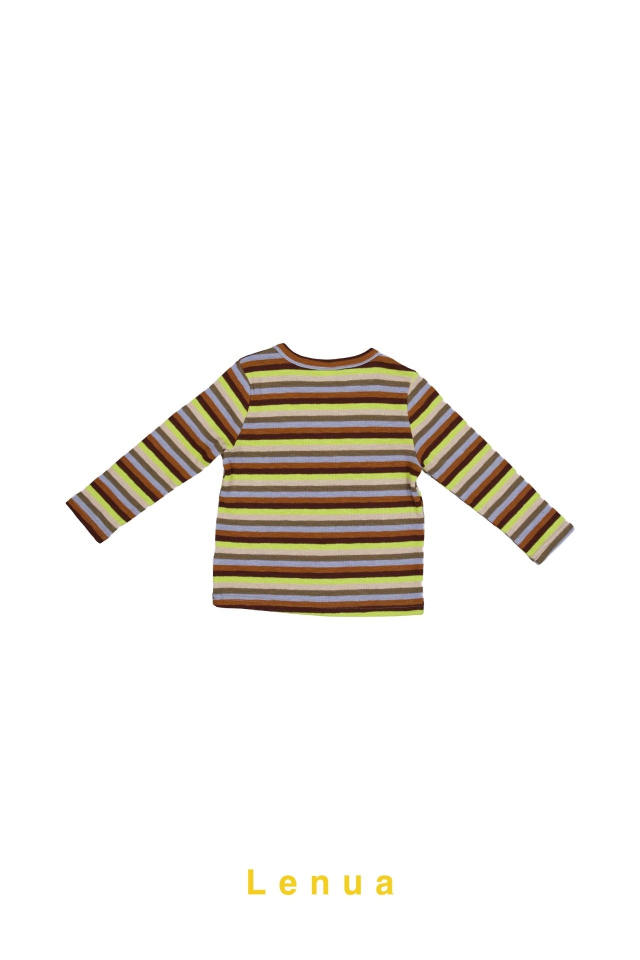 ［lenua］Color stripe tee
