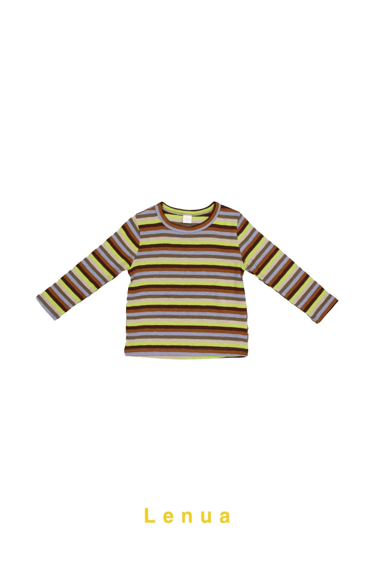 ［lenua］Color stripe tee