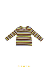 ［lenua］Color stripe tee