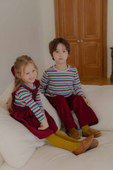 ［lenua］Color stripe tee