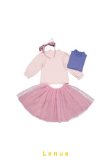 ［lenua］Joy frill puff tops