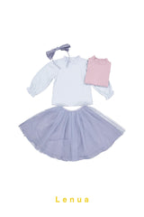 ［lenua］Joy frill puff tops